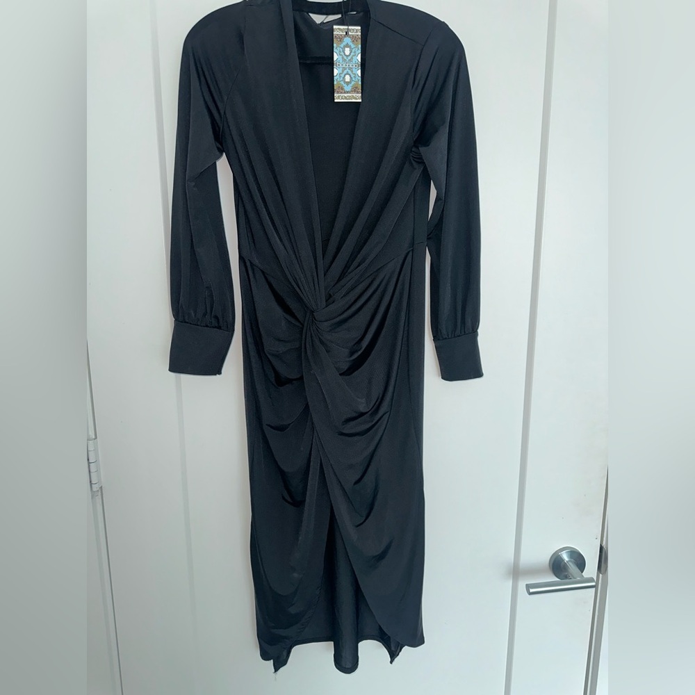 Midi black dress